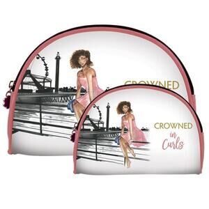 African American Expressions Cosmetic Bag Duo | Crowned In Curls